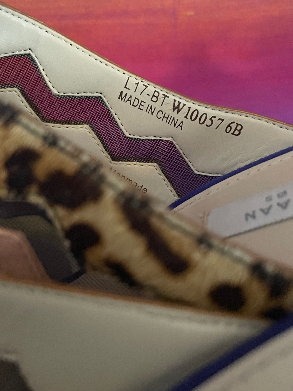 Cole Haan Amelia Haircalf Leopard Multicolor Suede Block High Heel Sandals 6B - Picture 2 of 12